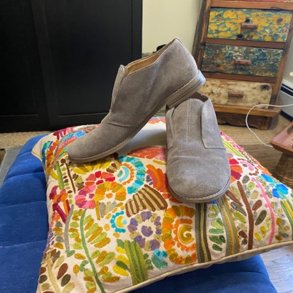 Taupe Franco Sarto Suede Loafer